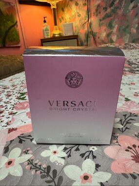 Versace Bright Crystal Pink to Silver Gradient Box (Empty)